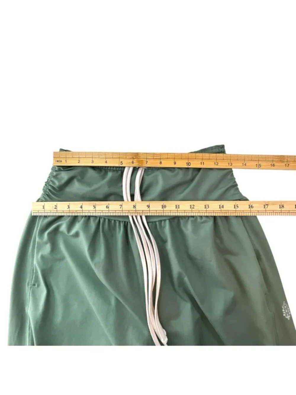 FP Movement Take It Easy Jogger Pants Womens Medium Green High Rise Relaxed